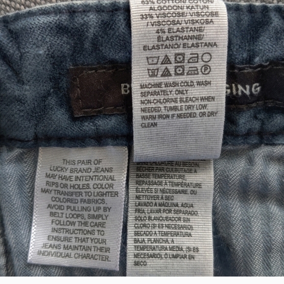 Lucky Brand Brooke Leggings Velvet size 6/ 28 - Picture 7 of 8